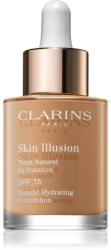 Clarins Skin Illusion Natural Hydrating Foundation világosító hidratáló make-up SPF 15 árnyalat 116.5 Coffee 30 ml