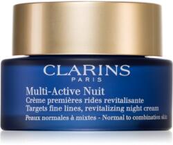 Clarins Multi-Active Night Revitalizáló éjszakai krém a finom vonalakért. normál és kombinált bőrre 50 ml