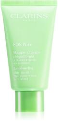 Clarins SOS Pure Rebalancing Clay Mask agyagos maszk kombinált és zsíros bőrre 75 ml