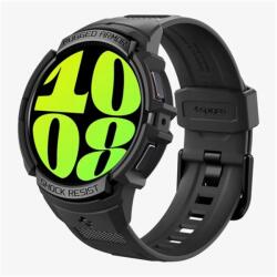 Spigen RUGGED ARMOR PRO pótszíj (egyedi méret. szilikon. ütésállóság + szilikon keret) FEKETE (ACS06496)
