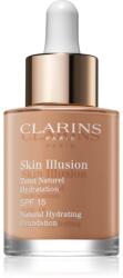 Clarins Skin Illusion Natural Hydrating Foundation világosító hidratáló make-up SPF 15 árnyalat 113 Chestnut 30 ml