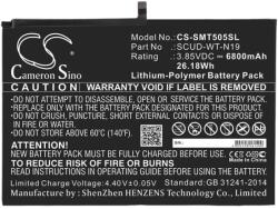 Cameron Sino Li-Polymer akku (3.85V/6800mAh, Samsung SCUD-WT-N19 kompatibilis) (CS-SMT505SL)