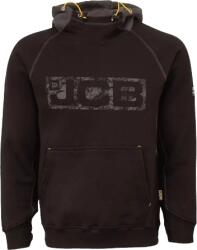 JCB 1074 Horton fekete kapucnis pulóver XL