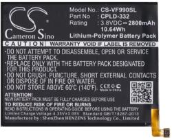 Cameron Sino Li-Polymer akku (3.8V/2800mAh, Vodafone CPLD-332 kompatibilis) FEKETE (CS-VF990SL)