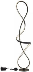 GLOBO Design LED állólámpa, szalag hatású, 132 cm, fekete - Swirl Globo 67341SS (67341SS)