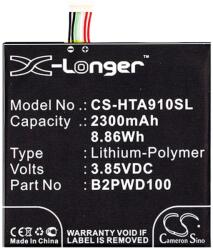Cameron Sino Li-Polymer akku (3.85V/2300mAh. HTC 35H00259-00M kompatibilis) FEKETE (CS-HTA910SL)