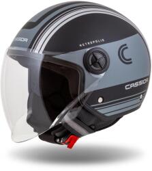 Cassida Handy Metropolis Vision 2023, matt fekete / szürke / fényvisszaverő szürke, XS (53-54 cm) (M140-1729-XS)