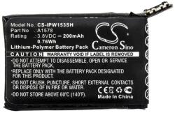 Cameron Sino Li-Polymer akku (3.8V/200mAh, Apple A1578 kompatibilis) FEKETE (CS-IPW153SH)