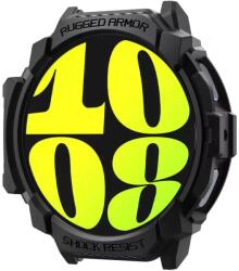 Spigen Rugged Armor Samsung Galaxy Watch 7 (44 mm) szilikon védőkeret ütésálló szíj nélkül fekete (ACS08337)