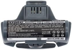 Cameron Sino Li-Ion akku (3.7V/2000mAh, KARCHER 2.633-123.0 kompatibilis) SZÜRKE (CS-KWV500PW)
