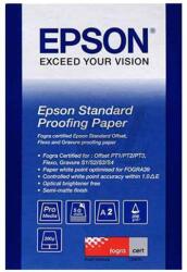 Epson Standard Proofing Paper S045006 C13S045006, 205 g/m2, A2, 50db, félig matt, tintasugaras, fehér, fotópapír (C13S045006)