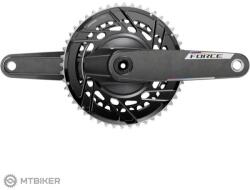 SRAM Force AXS E1 2X DUB hajtómű Quark teljesítménymérővel, 2x12, 48/35T (175 mm)