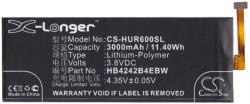 Cameron Sino Li-Polymer akku (3.8V/3000mAh, Huawei HB4242B4EBW kompatibilis) FEKETE (CS-HUR600SL)