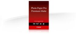 Canon paper premium mat Photo FA-PM1 8657B005, 210 g/m2, A4, 20db, matt, tintasugaras, fehér, fotópapír (8657B005)
