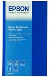 Epson Traditional Photo Paper S045052 C13S045052, 330 g/m2, A2, 25db, szatén, fehér, fotópapír (C13S045052)