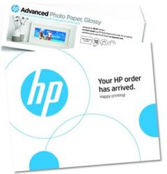HP Photo Paper Advanced 49V51A, 250 g/m2, 4x12", 10x30, 5cm, 10db, fényes, tintasugaras, fehér, fotópapír (49V51A)