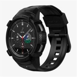 Spigen RUGGED ARMOR PRO pótszíj (egyedi méret. szilikon. ütésállóság + szilikon keret) FEKETE (ACS03832)
