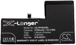 Cameron Sino Li-Polymer akku (3.82V/2700mAh, Apple 616-00351 kompatibilis) FEKETE (CS-IPH820SL)