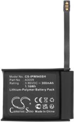 Cameron Sino Apple Watch Series 9 45mm CAMERON SINO Li-Polymer akku 3, Apple A3009 kompatibilis, FEKETE (CS-IPW945SH)