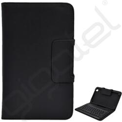 Samsung Tab Pro 8.4 LTE SEENDA tok álló, bőr hatású FLIP, angol nyelvű, FEKETE (IS11-STP8)