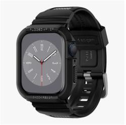 Spigen RUGGED ARMOR PRO pótszíj (egyedi méret. szilikon. ütésállóság + szilikon keret) FEKETE (062CS25324)
