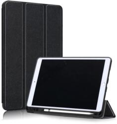 Gigapack ipad 10.2 (2021) tok álló, bőr hatású aktív flip, ceruza tartó, fekete (GP-91464)