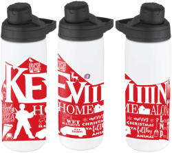 Deconline Customs Karácsonyi Kulacs 750 ml "Reszkessetek betörők - Keviiin" HD (DO129217-750ML)