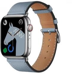 HOCO WA17 Bőr pótszíj Apple Watch 1-6/SE/SE (2022) (38 / 40 mm) / Watch 7-8 (41 mm) szürke (WA17_GR)