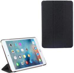 Gigapack ipad 9.7 (2018) tok álló, bőr hatású aktív flip, textil minta, fekete (GP-70040)