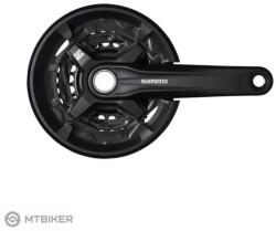 Shimano Altus FC-MT210 hajtómű, 175 mm, 40/30/22 fog, 3x9, két részes, lánckerékvédővel, középcsapágy nélkül