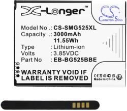 Cameron Sino Li-Ion akku (3, 85V/3000mAh, Samsung EB-BG525BBE kompatibilis) FEKETE (CS-SMG525XL)