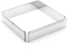 de Buyer 3013.20 - Cadru extensibil din otel inoxidabil 20 x 20 x 5 cm pana la 37 x 37 x 5 cm, gri (3013.20)