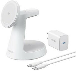 Anker Ładowarka bezprzewodowa magnetyczna Anker MagGo 3 w 1 MagSafe Qi2 15 W (B25M4G21)