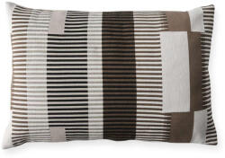 IDdesign Fileas Párna 40x60 cm, Fehér/Taupe/Csokoládé Barna