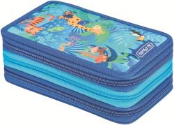 Herlitz Penar echipat 31 piese, 3 fermoare, Jungle Safari, Herlitz HZ50049301 Penar