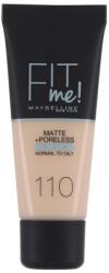 Maybelline Fit Me! machiaj matifiant pentru tenul normal și gras 30 ml 110 Porcelain