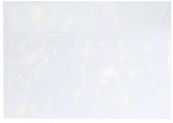 Galeria Papieru PAPÍR GALÉRIA Márvány C5, 120 g/m2, fehér/arany - 10 darabos csomag