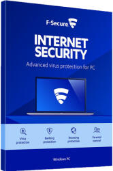 F-Secure Internet Security 1 eszköz / 1 év Elektronikus licenc