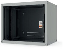 Legrand EVO4U6060 19" 4U SZÉL: 600 MÉLY: 600 MAG: 270 szürke egyrészes, üvegajtós komplett fali rack szekrény Evoline (381735)