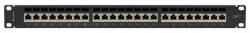 Lanberg PPS7-1024-B 19" 1U 24port Cat. 7 FTP árnyékolt fekete patch panel