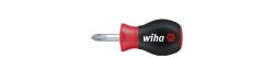 Wiha SoftFinish csavarhúzó Phillips, rövid kerek pengével, Stubby PH2 x 25 mm (26969) (26969)