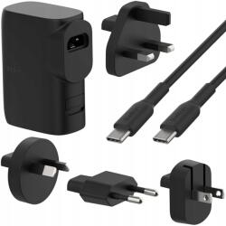 Belkin Hálózati töltő powerbank Belkin Usb-c Pd 3.0 Pps Usb-a, Eu Uk Us Au (BPZ003BT1MBK-B6)