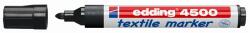 edding "4500" 2-3 mm kúpos fekete textilmarker (7580039001)