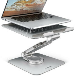 AXAGON STND-LR ALU HQ Laptop Állvány - 10-17.3" , 360°-ban forgatható, Állítható