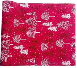 Karll LIROPAU terítő, pamut/vászon, piros/fehér, 28 x 275 cm (PX001M1M5RZ)