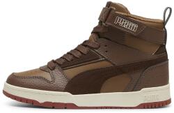 PUMA Puma, RBD Game közepesen magas bőr és eco-bőr tornacipő, barna, 38 EU (388449-03-5)
