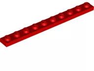 LEGO® 4477c5 - LEGO piros lap 1 x 10 méretű (4477c5)