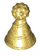 LEGO® 24131c115 - LEGO gyöngyház arany minifigura sapka pin csatlakozóval, party sapka (24131c115)