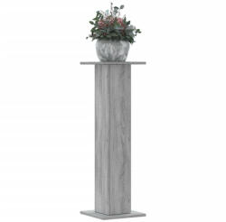 vidaXL 2 db szürke sonoma szerelt fa növénytartó állvány 30x30x95 cm (VD3307878)