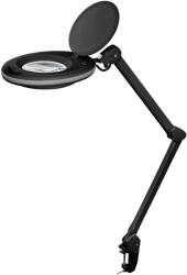 Goobay 65575 LED Asztali lámpa nagyítóval - Fekete (65575) (65575)